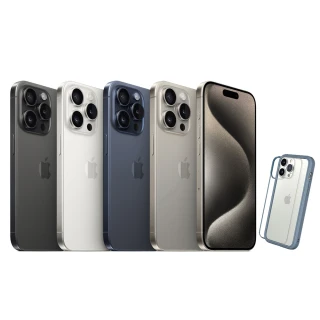 【Apple】S+級福利品 iPhone 15 Pro 1T(6.1吋)犀牛盾殼組