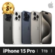 【Apple】S+級福利品 iPhone 15 Pro 1T(6.1吋)犀牛盾殼組