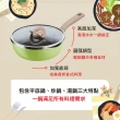 【Tefal 特福】煮FUN系列22CM不沾鍋深平底鍋_加蓋_三色可選(IH爐可用鍋)