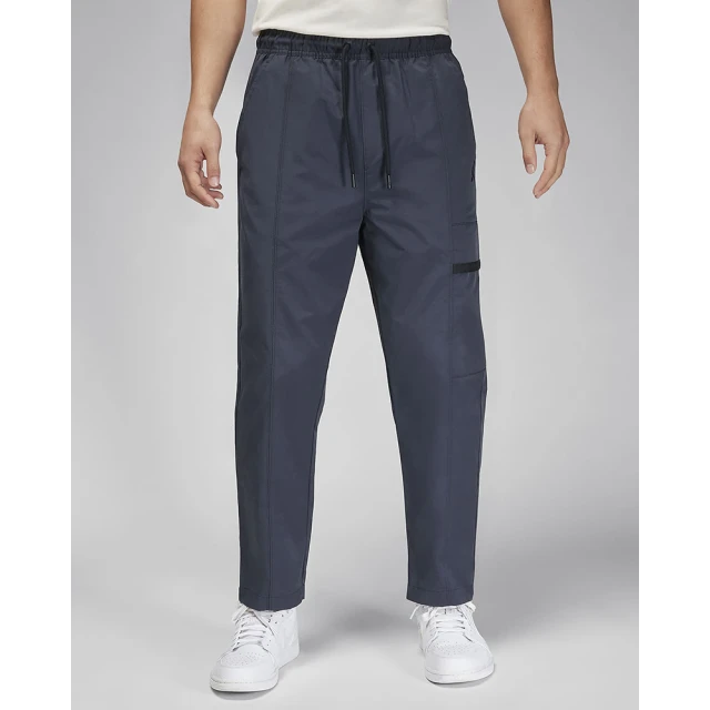 NIKE 耐吉 長褲 運動褲 休閒 男 AS M J ESS WOVEN PANT Jordan 喬丹 黑色(FN4540010)