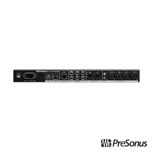 PresonusPresonus StudioLive 16R 16軌數位麥克風前級 1U Rack 版(公司貨)