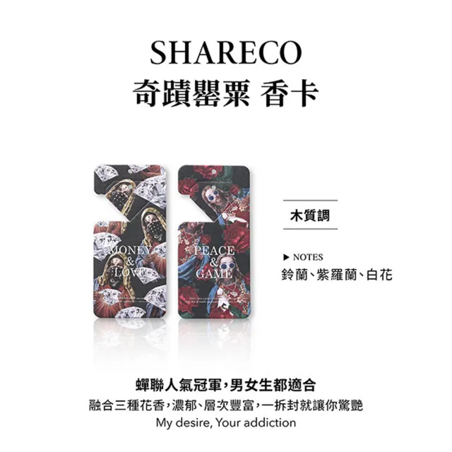 【SHARECO】香水吊卡(多款任選)