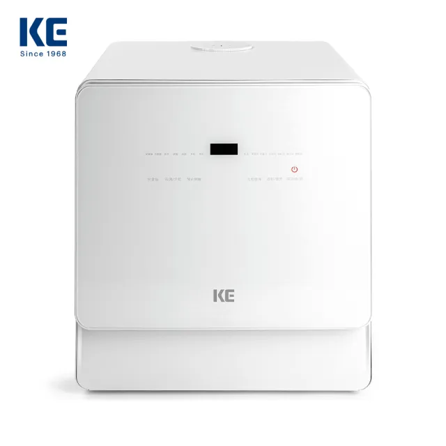 桌上型洗碗機 KDW-236W(限量福利品/非全新品)(6人份免安裝洗烘碗機、最高溫80度C、UV殺菌)
