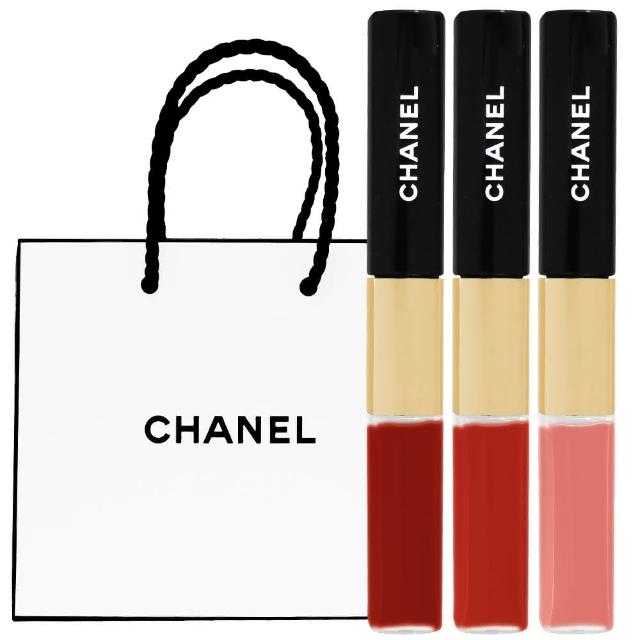 【CHANEL 香奈兒】超炫耀持色唇萃(4.5ml+3.5ml+紙袋 專櫃公司貨)