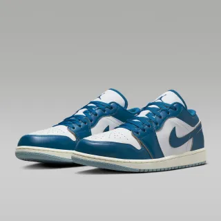 【NIKE 耐吉】運動鞋 休閒鞋 男鞋 AIR JORDAN 1 LOW SE Industrial Blue 白 藍 AJ1 喬丹(FN5214141)