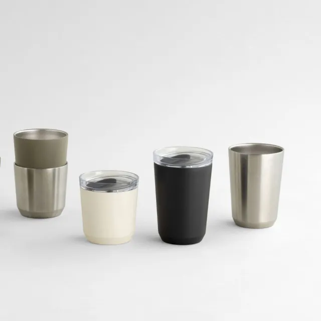 【Kinto】TO GO TUMBLER保溫隨行杯240ml（栓蓋版）-不鏽鋼
