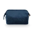 【PIP STUDIO】買一送一★藍色絲絨夾層化妝包(大/包袋+質感化妝收納包)