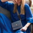 【PIP STUDIO】買一送一★Clover 側背小方包-藍(包袋+質感化妝收納包)