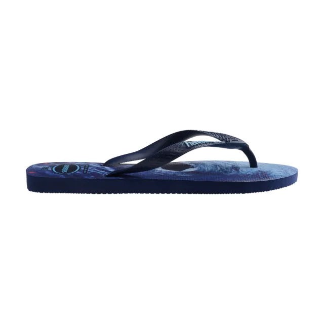 【havaianas 哈瓦仕】拖鞋 男鞋 夾腳拖 風景 海浪 浪花 Hype 藍 4127920-6195M(哈瓦士)