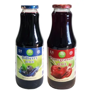 即期品【天廚】2025/01-100%石榴汁/藍莓汁1000ml/12瓶/箱(NFC非濃縮還原果汁)