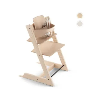 【STOKKE 官方直營】Tripp Trapp 6m+入門組合-櫸木(天然色&水洗白)