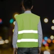【Dagebeno荷生活】車用反光衣交通安全事故排除夜間反光外背心交通管制衣(5入)
