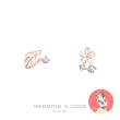 【WEDDING CODE】14K金 鑽石耳環 迪TME1741(迪士尼白雪公主 母親節 現貨 禮物)