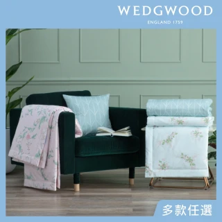 【WEDGWOOD】300織長纖純棉印花涼被-多款任選(單人150x195cm)