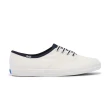 【Keds】CHAMPION 經典帆布撞色休閒小白鞋-白藍(9243W234342)