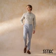 【SST&C 新品９折】天藍紋理修身西裝褲0212404006