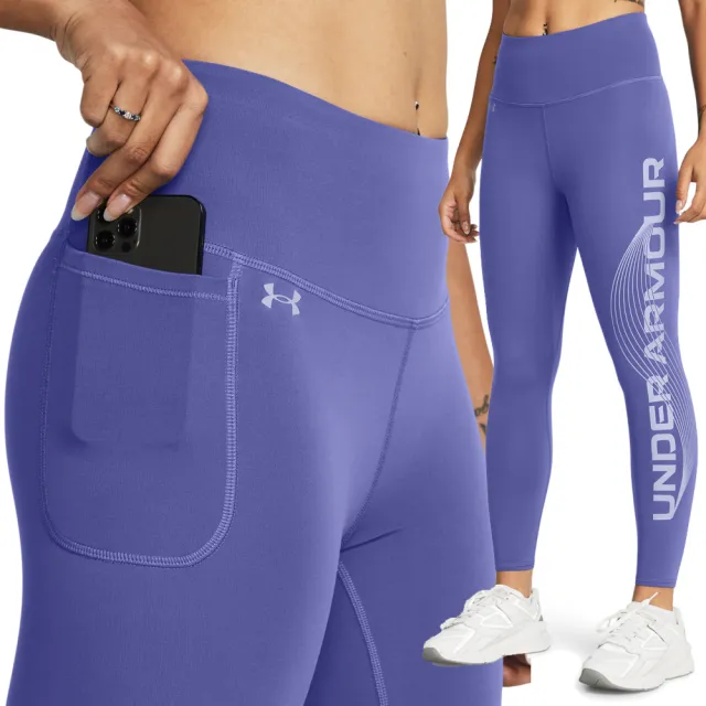 【UNDER ARMOUR】UA 女 Motion Branded 緊身九分褲_1377087-561(紫色)