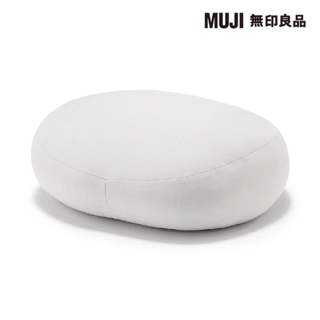 【MUJI 無印良品】涼感多用途靠枕/淺灰(55*40*20cm)