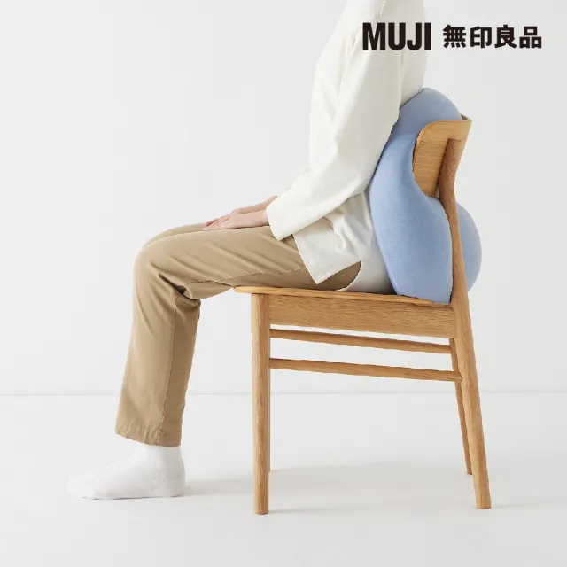 【MUJI 無印良品】涼感多用途靠枕/淺藍(55*40*20cm)