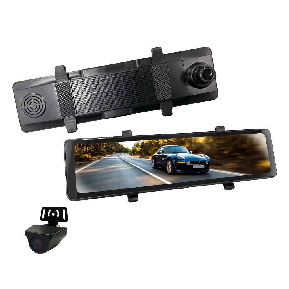 【任e行】RX6A GPS 2K高畫質 12吋觸控螢幕 電子後視鏡 行車記錄器(15米後鏡頭線)