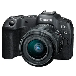 【Canon】EOS R8 + RF 24-50mm F4.5-6.3 IS STM KIT 全片幅 微單眼 單鏡組(公司貨 24個月保固)