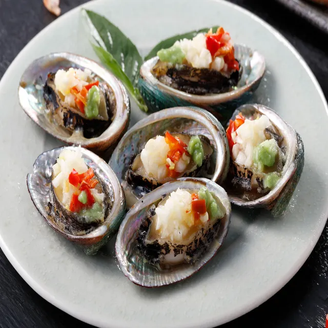 【華得水產】台灣宜蘭九孔小鮑魚8包組(500g土10%/15-25粒/包 春節照常出貨)
