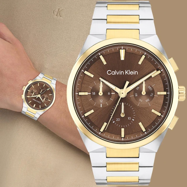 Calvin Klein 凱文克萊 CK Distinguish 日曆手錶-44mm 雙11 優惠(25200442)