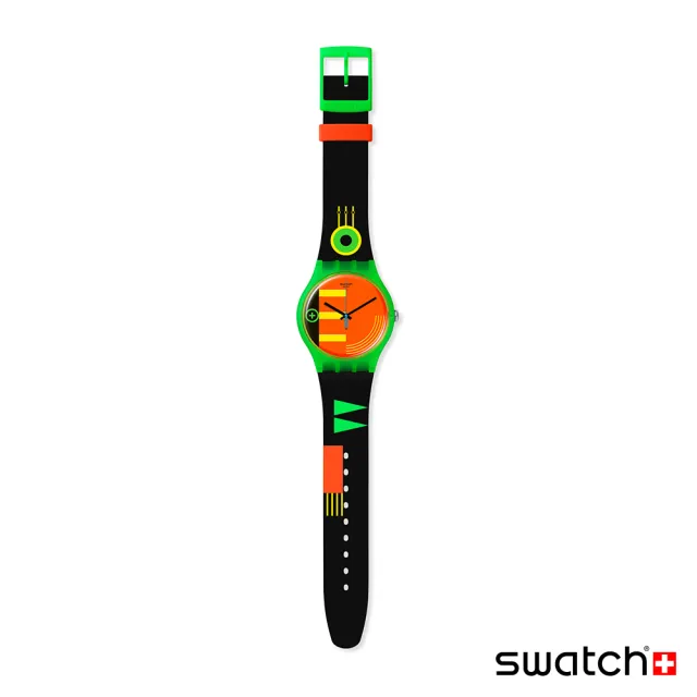 【SWATCH】NEON RIDER 經典手錶/男錶/女錶/瑞士製造 SO29G106(41mm)