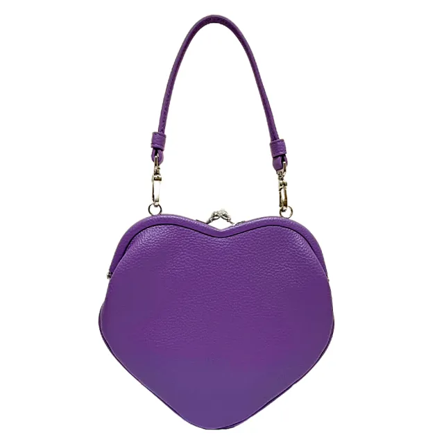 【Vivienne Westwood】BELLE 心形手提/斜背包(紫色)