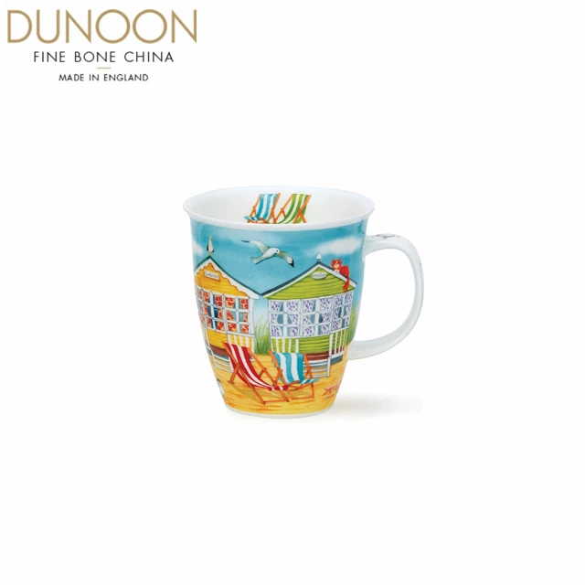 DUNOON 水岸馬克杯-沙灘小屋-480ml(100%英國製骨瓷馬克杯)