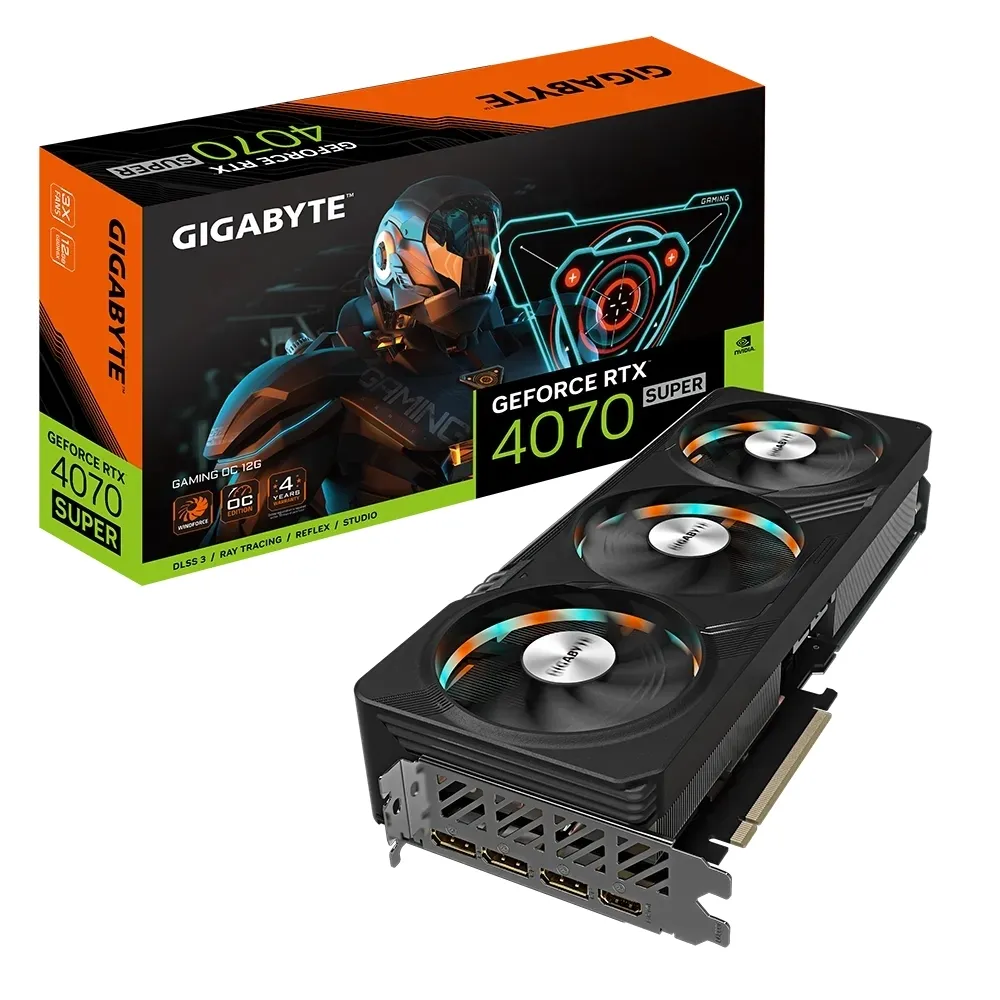 【GIGABYTE 技嘉】RTX4070S+主機板★ GeForce RTX4070S  OC 12G 顯示卡+技嘉 B760M 主機板