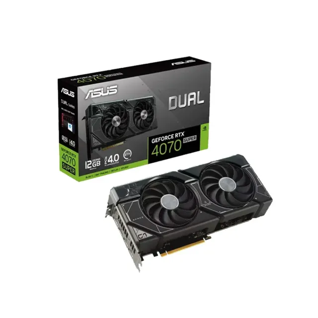 【ASUS 華碩】RTX4070S+主機板★ Dual GeForce RTX 4070S EVO 12GB 顯示卡+技嘉 B760M DS3H AX DDR4 主機板