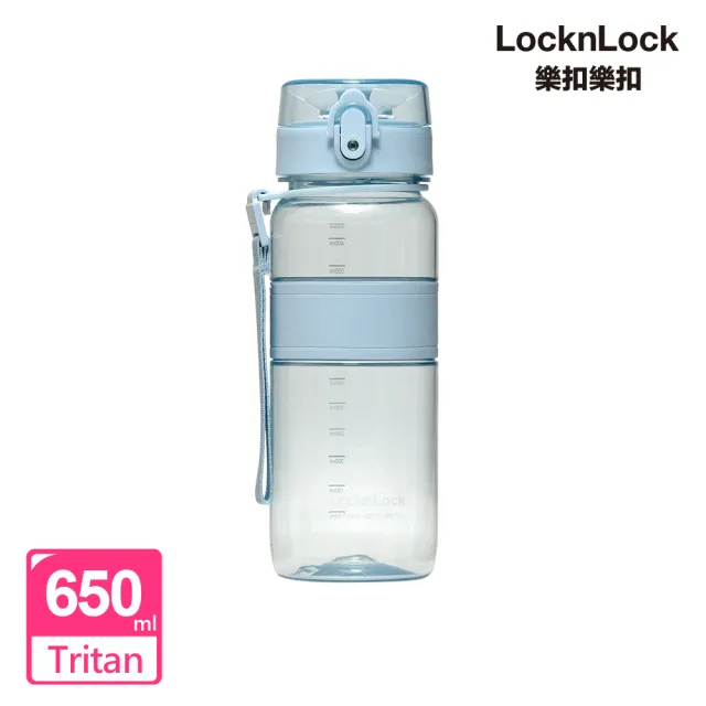 【LocknLock 樂扣樂扣】買一送一-Tritan優質彈蓋提帶水壺1000+650ml(4款任選)