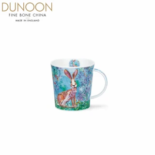 【DUNOON】迷幻之森馬克杯-兔子-320ml(100%英國製骨瓷馬克杯)