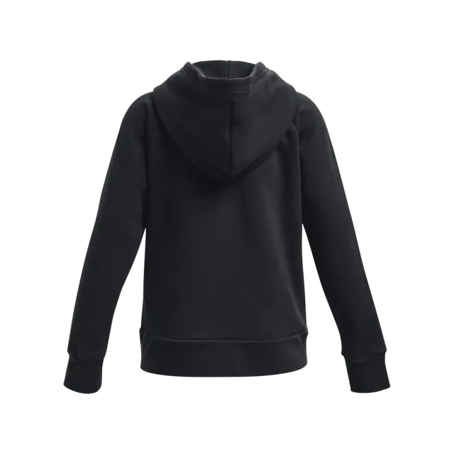 【UNDER ARMOUR】UA 女童 Rival Fleece Big Logo帽T_1379615-001(黑)