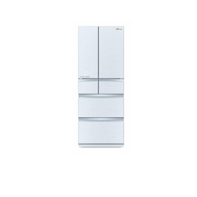 【MITSUBISHI 三菱電機】472公升 玻璃鏡面美型六門冰箱-水晶白(MR-WX47LF-W)