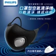 【Philips 飛利浦】智能口罩★超值組★濾心10入(運動、騎車不悶熱、有效濾除95%空汙花粉)