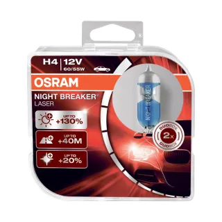 【Osram 歐司朗】頭燈 耐激光150% H1(車麗屋)