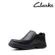 【Clarks】男鞋Bradley Free寬楦輕量荔枝紋套入休閒鞋(CLM53160C)