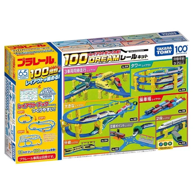 【TAKARA TOMY】PLARAIL 鐵道王國 100種軌道變化豪華組(多美火車)