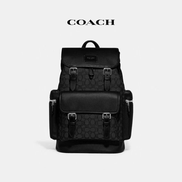 COACH 官方直營SPRINT經典Logo背包-SV/木炭灰色/黑色(CE523)