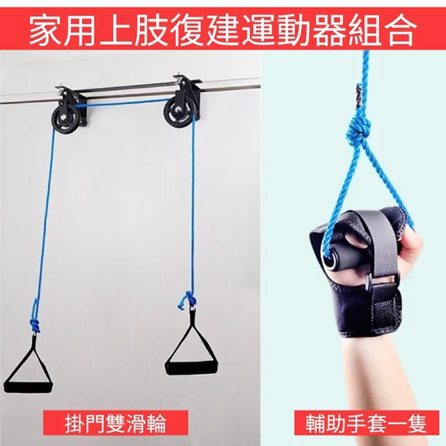 家用復健滑輪吊環(掛門老人運動器材 肩關節開肩牽引 中風偏癱上肢手臂復健運動)
