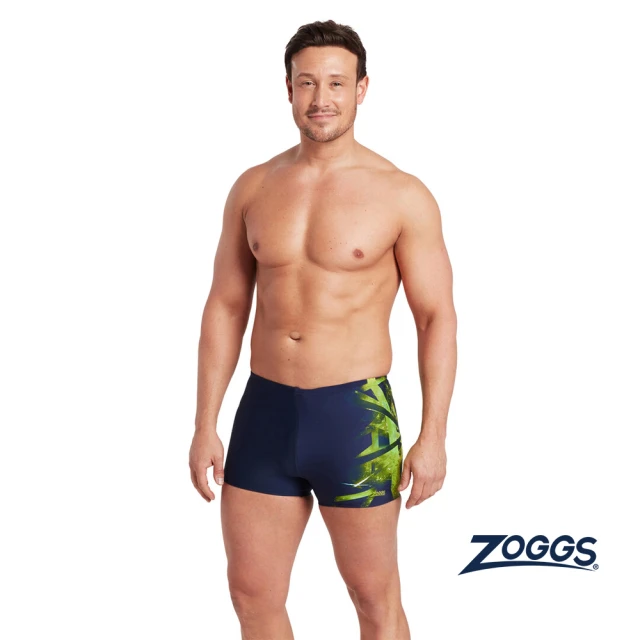 Zoggs 男性《紅色賽道》 專業運動四角泳褲(游泳/海邊/