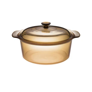 【CorelleBrands 康寧餐具】5L晶彩透明鍋-寬鍋(贈多功能調理盆)
