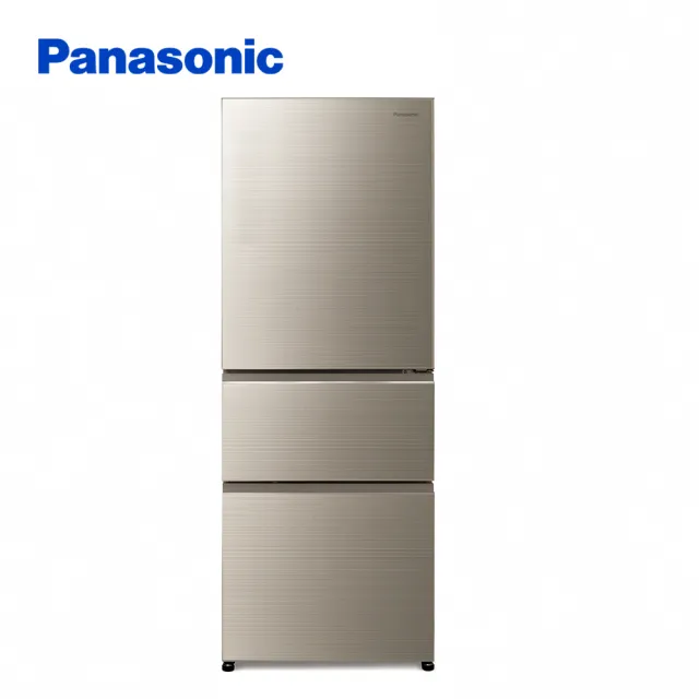 【Panasonic 國際牌】450公升新一級能源效率三門玻璃門變頻冰箱-翡翠金(NR-C454HG-N)