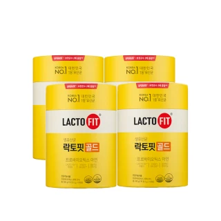 【韓國鍾根堂】LACTO-FIT益生菌 GOLD升級版 4入組(120包/入 共480包)