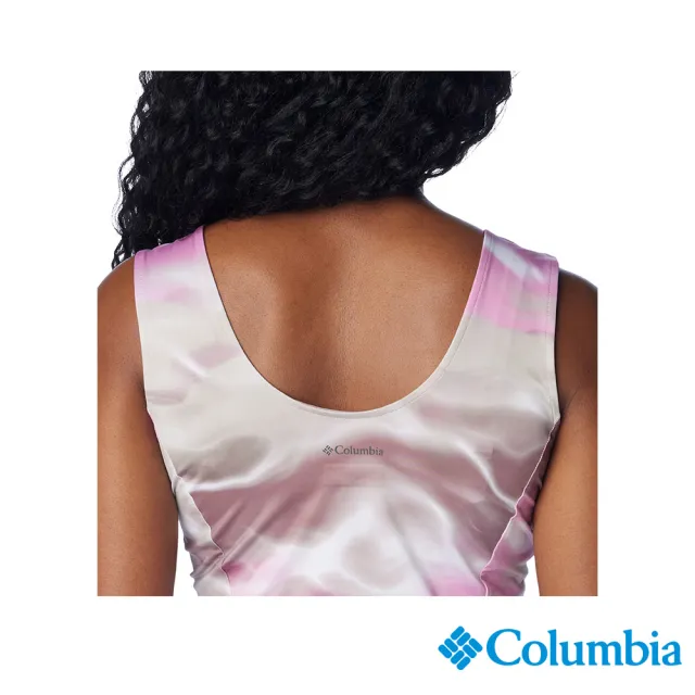 【Columbia 哥倫比亞 官方旗艦】女款-Boundless Trek™快排背心-水波紋印花(UAR94710LQ/IS)