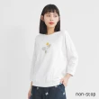 【non-stop】質樸貓咪刺繡T恤-2色