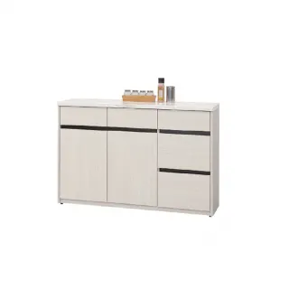 【H&D 東稻家居】仿石紋餐櫃下座4尺(TKHT-07354)