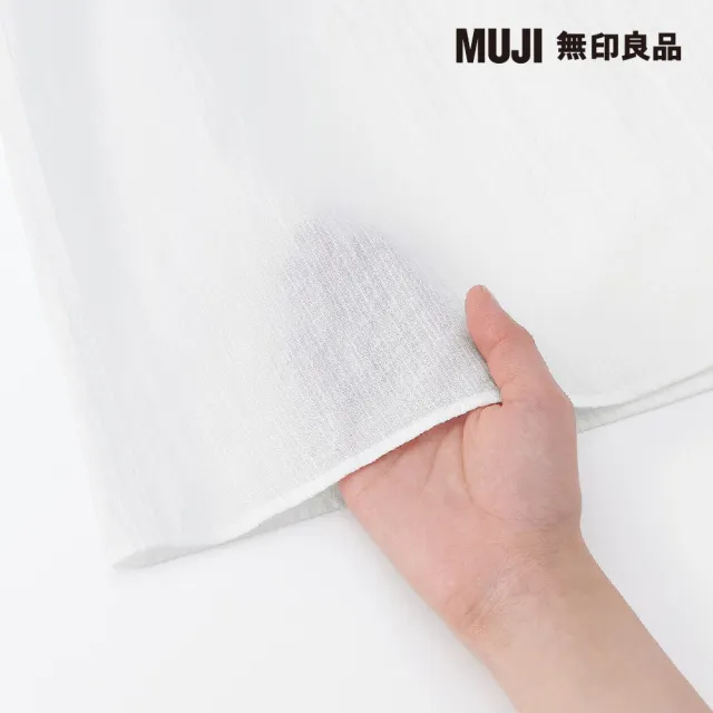 【MUJI 無印良品】女有機棉強撚短袖套衫(共3色)